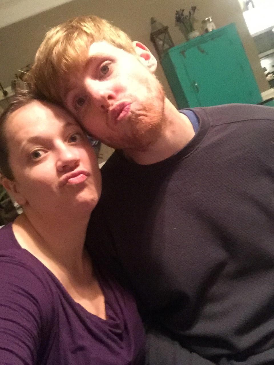 Practicing our duck face 😘