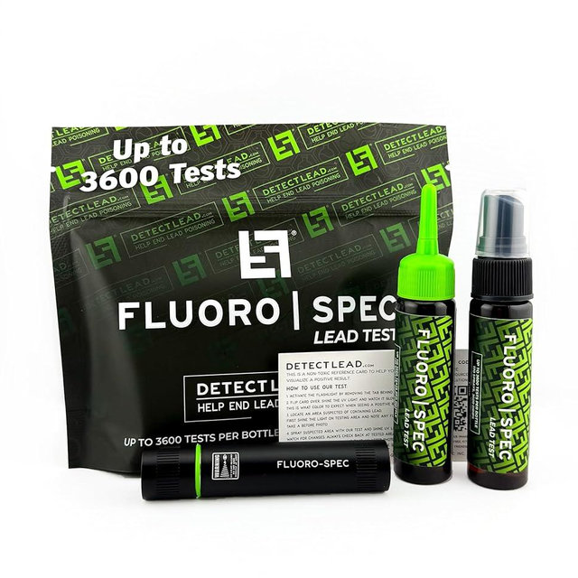 Fluoro-SPEC Instant Lead Test | Up to 3600 Uses| Lead Test Kit for Paint, Ceramics & More | Easy to Use, Accurate Results| Test All Your Stuff | Make Your Home Lead Safe | Home Lead Test Kit