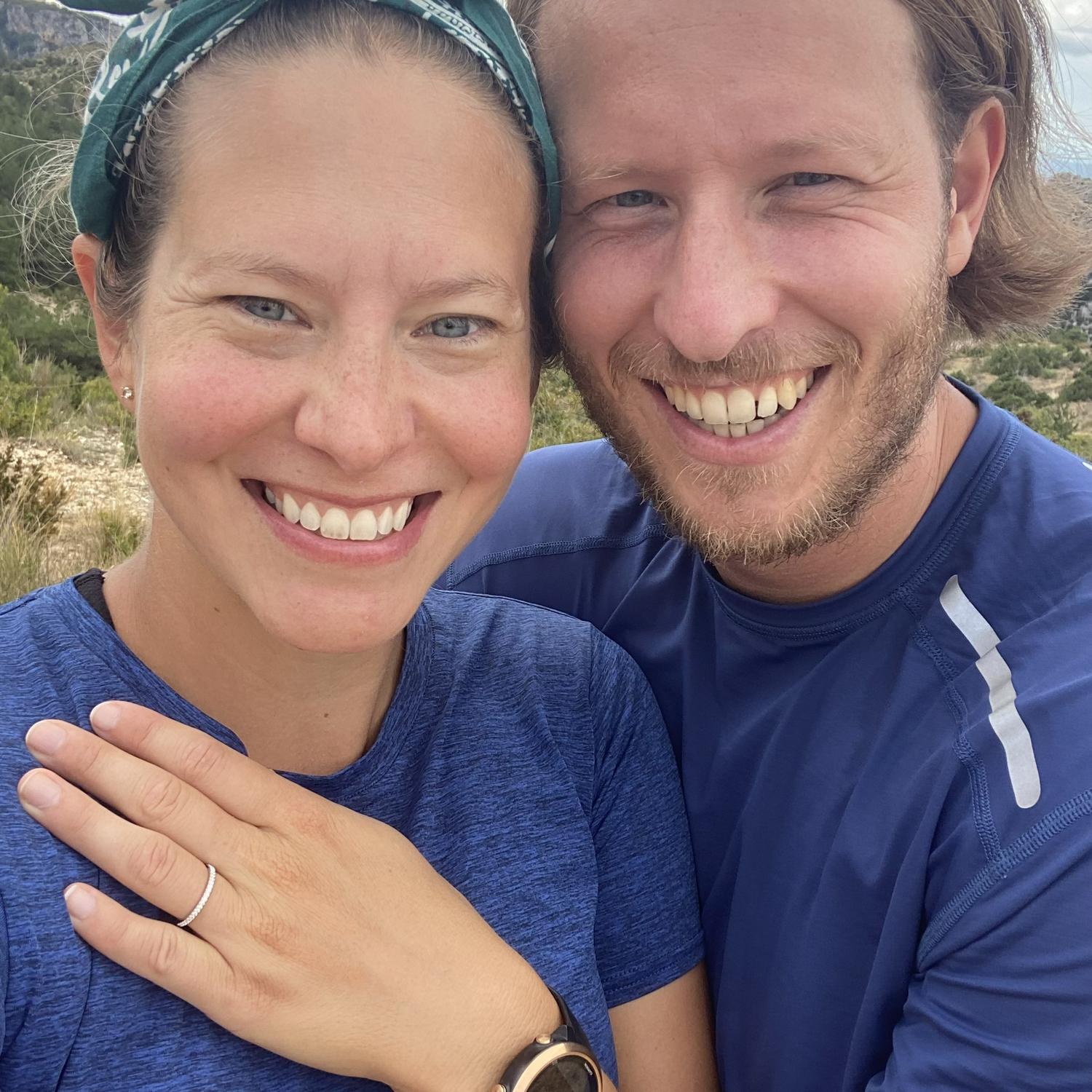 8/31/2022 - We're engaged! Hike around Verdon Gorge in Moustiers-Sainte-Marie