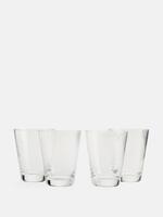 Fluted Rocks Glass, Set of Four