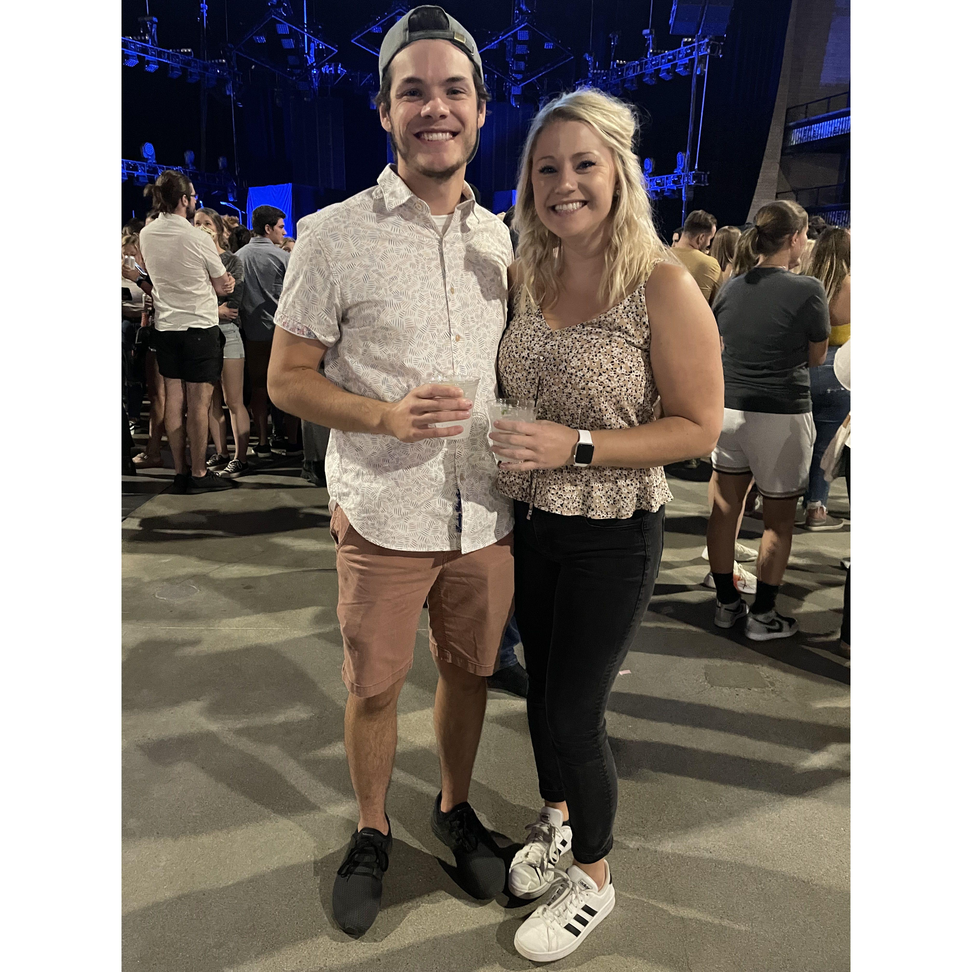 At our first Quinn XCII concert!