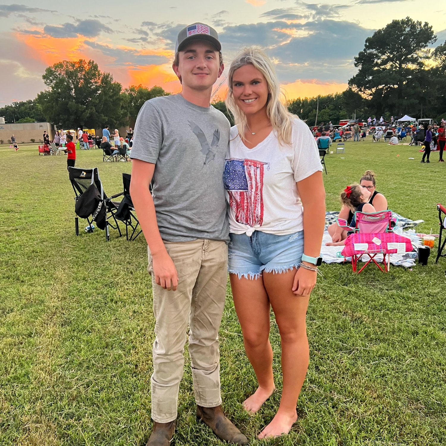 Our first 4th of July firework show together