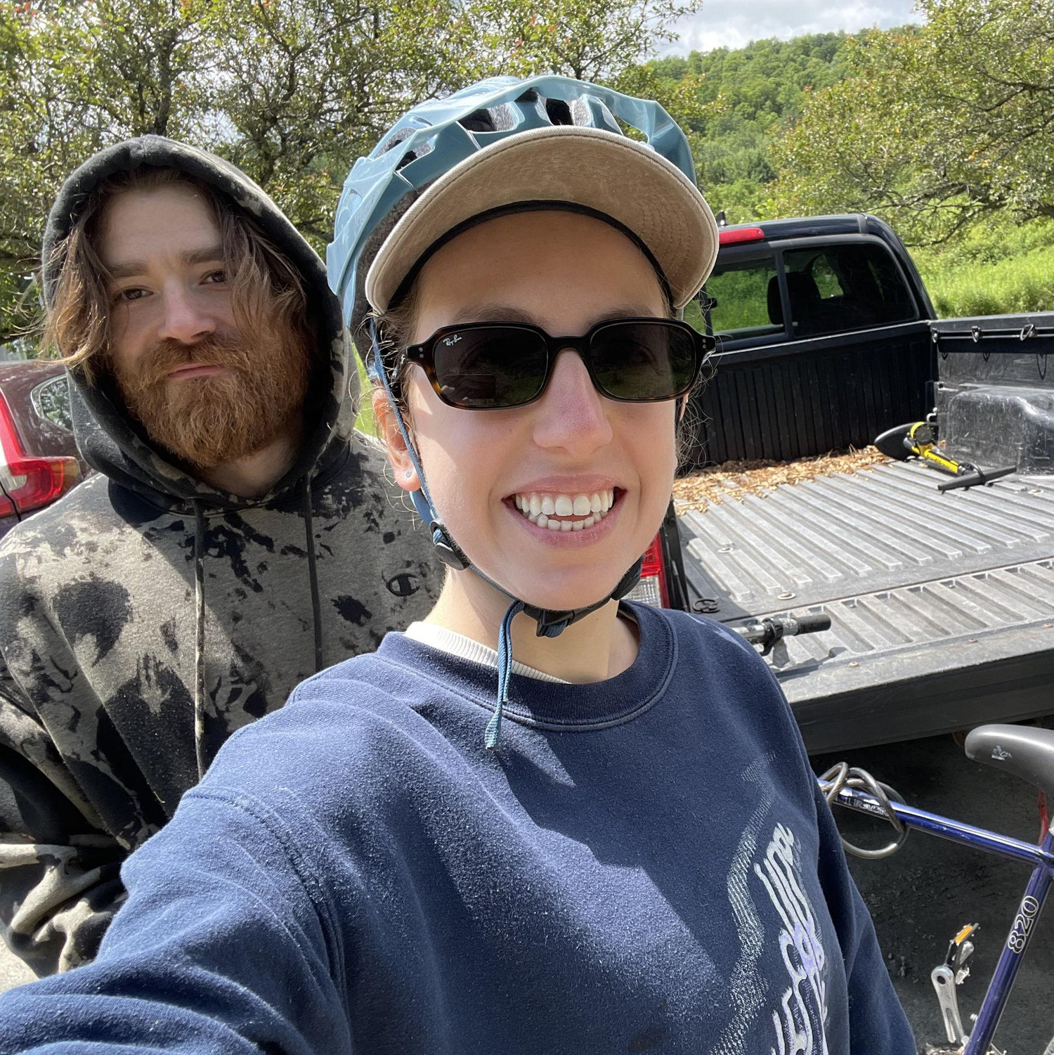 Biking on the Rail Trail, 4th of July 2025
