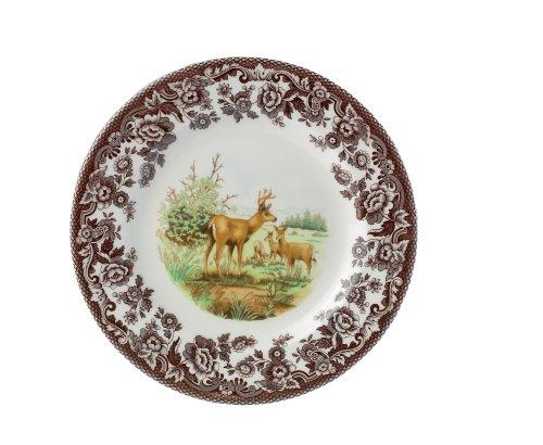 Spode Woodland American Wildlife Mule Deer Salad Plate