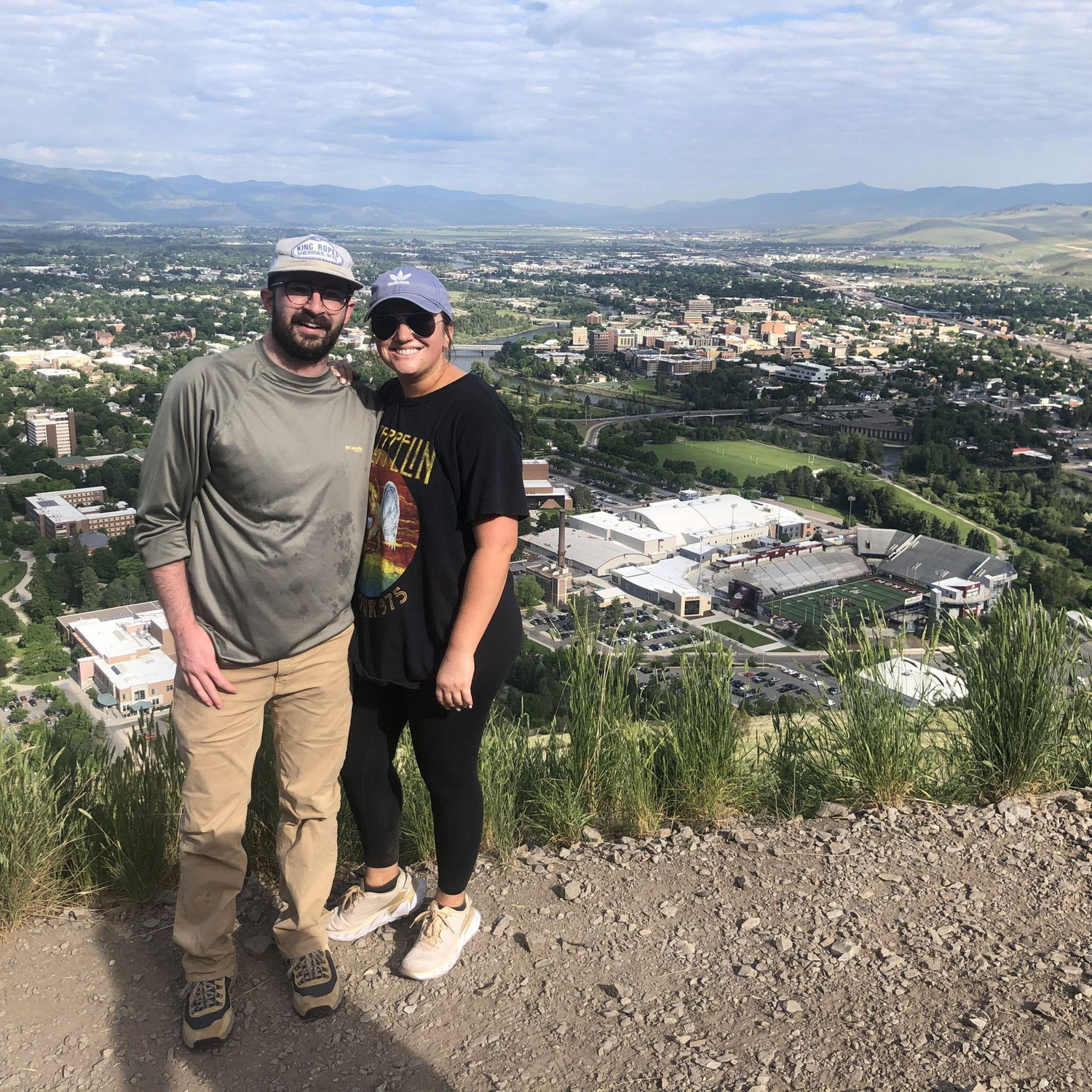 Not pictured - Brandea's inability to breathe after this hike.