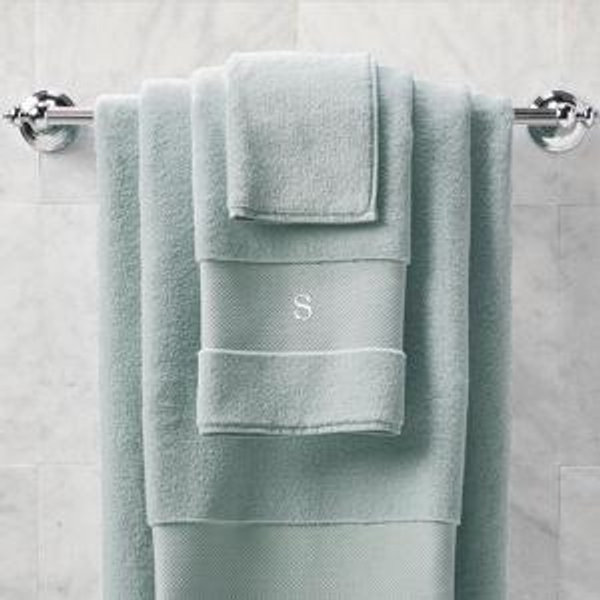 Frontgate Resort Collection™ Bath Towels, Set of Six with 2 extra towels & monogram; Aegean