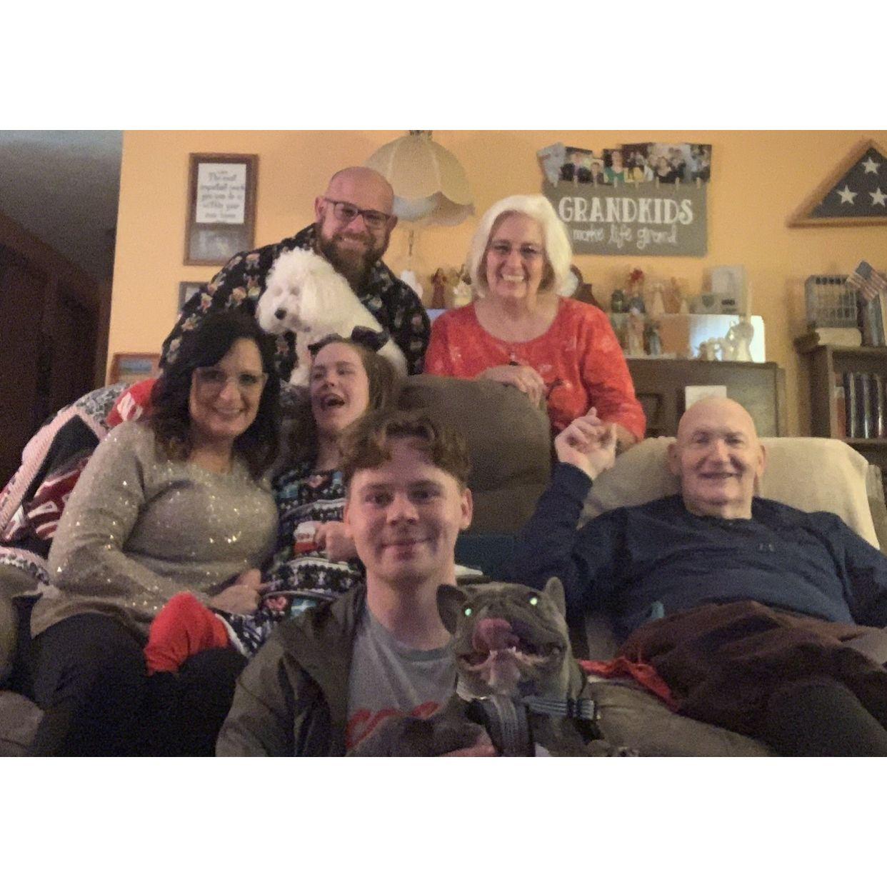 Christmas with some of Brenda's family