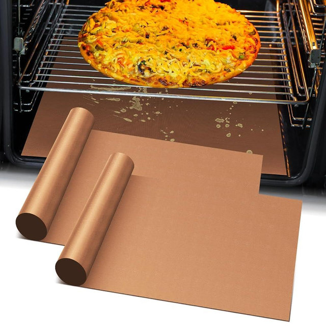 Oven Liners for Bottom of Oven - 2 Pack Large Heavy Duty Mats, 23.6"x15.7" Non-Stick Reusable Liner for Electric, Gas, Toaster Ovens Grills - BPA & PFOA Free Kitchen Accessory to Keep Oven Clean