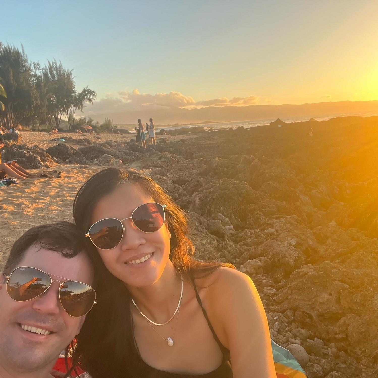 Our hearts set with every sunset.