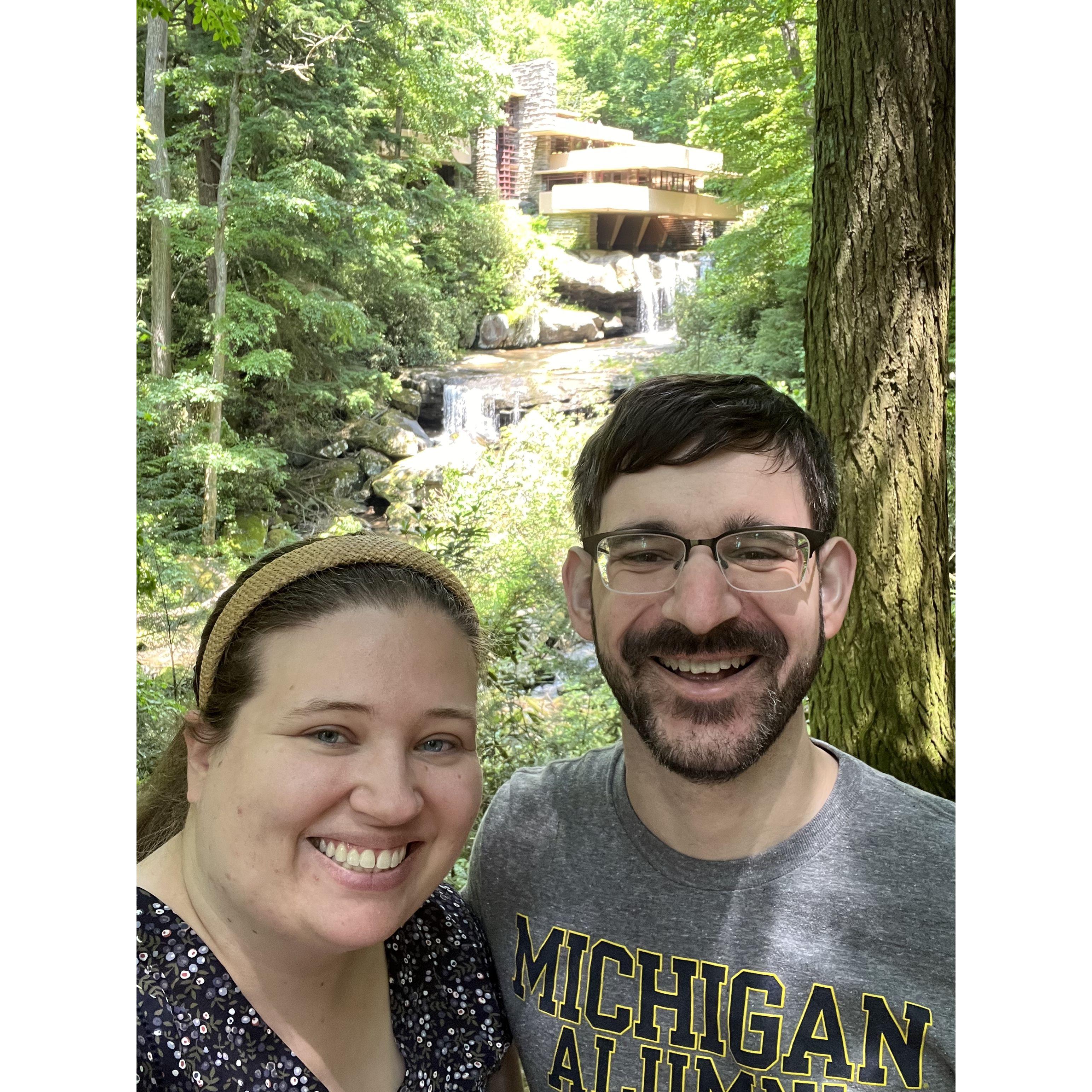A visit to Fallingwater in Mill Run, Pennsylvania in June 2023.