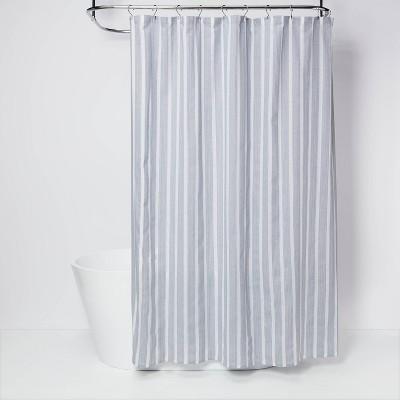 Dyed Shower Curtain Blue