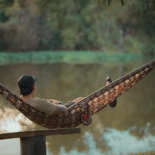 Double Parachute Printed Hammock