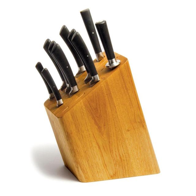 David Mellor large European oak knife block
