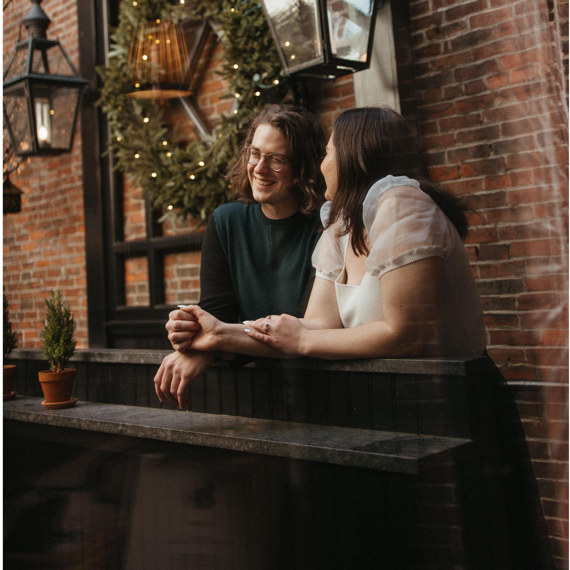 From our engagement photo shoot in Beacon Hill.