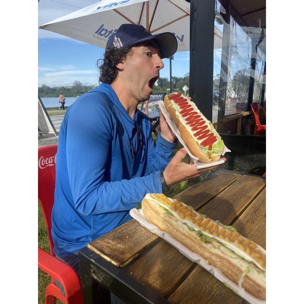 Aaron vs hot dog