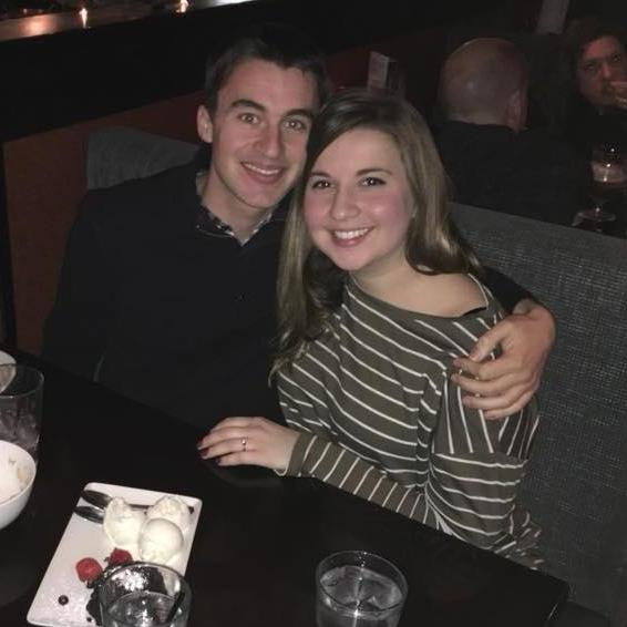 This was taken by our waiter at PF Changs after Joey proposed and before the surprise party with close family and friends. We loved the time together going over every detail of the proposal.