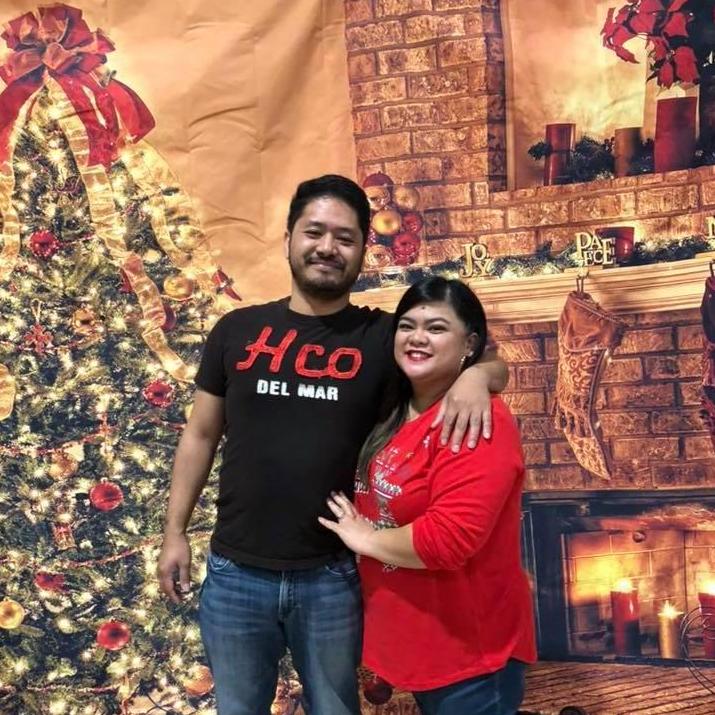 Our first and last Christmas together as single people (Christmas 2018)