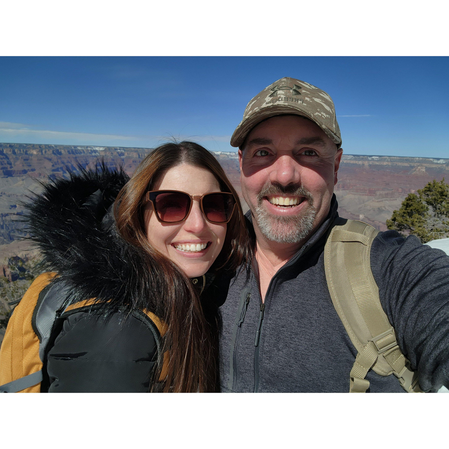 Our first time visiting the Grand Canyon! Feb' 2023
