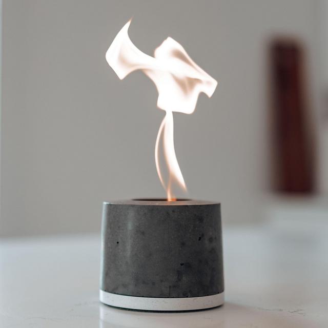 Personal Concrete Fireplace