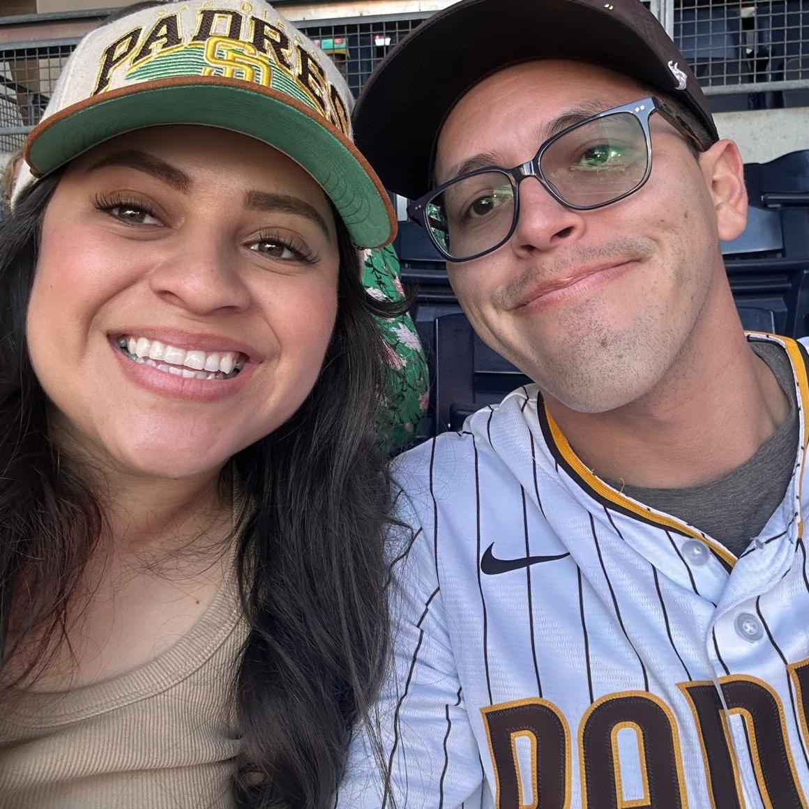 Our first Padres game!