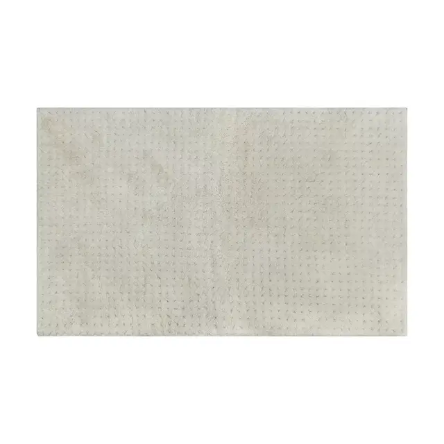 Haven™ 21" x 34" Organic Cotton Tufted Waffle Bath Rug in Pumice Stone