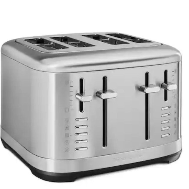 KitchenAid - 4 Slice Programmable Toaster, 120 V - Brushed Stainless Steel