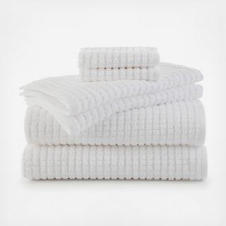 Staybright Texture 6-Piece Towel Set