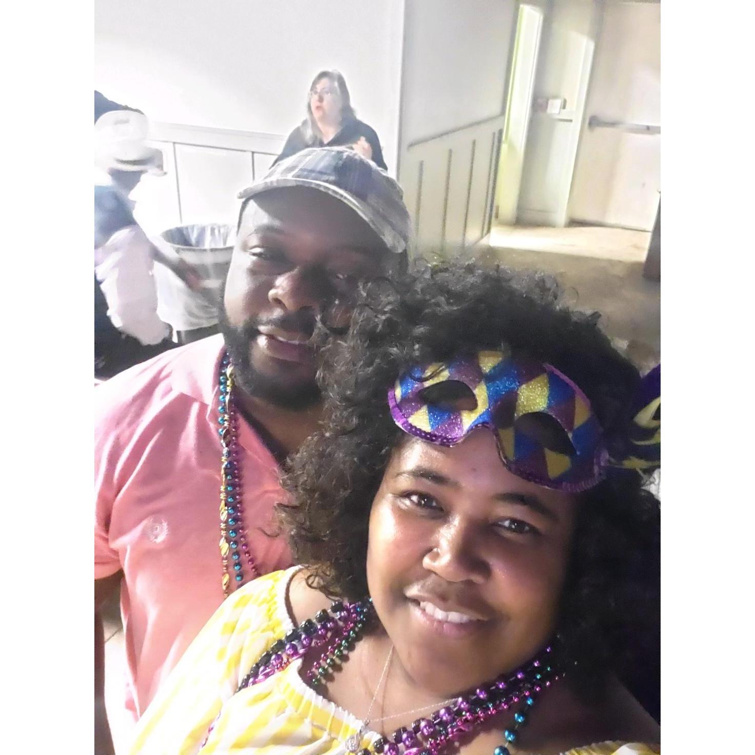 Mardi Gras work Party