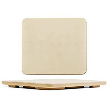 #1 Pizza Stone - Baking Stone. SOLIDO Rectangular 14"x16" - Perfect for Oven, BBQ and Grill