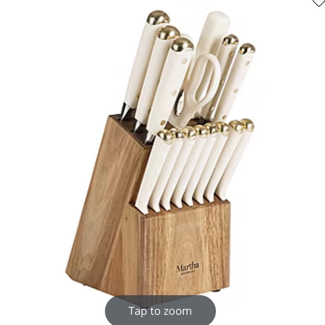 Martha Stewart Lockton 16-pc. Knife Block Set
