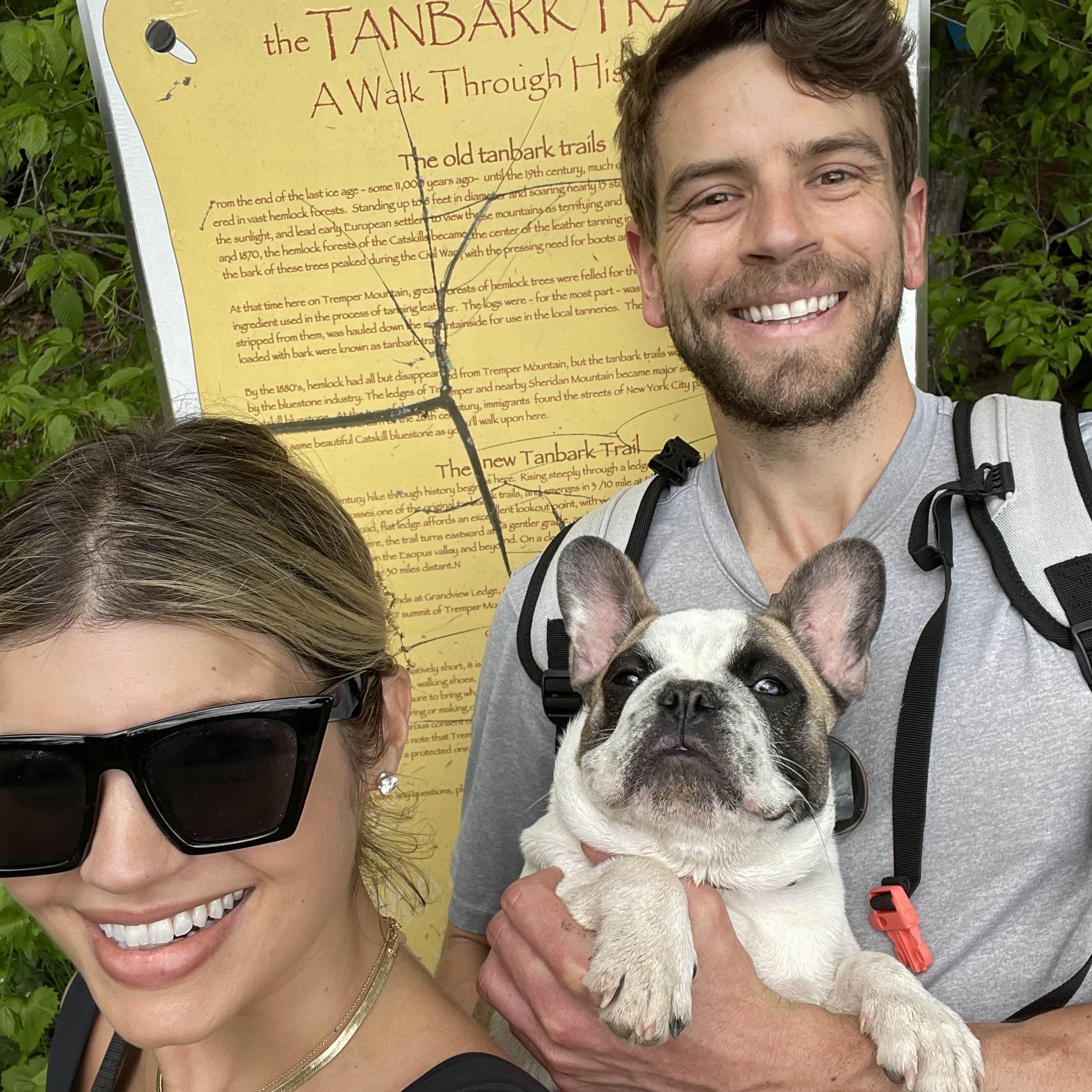 Reese's first hike upstate!