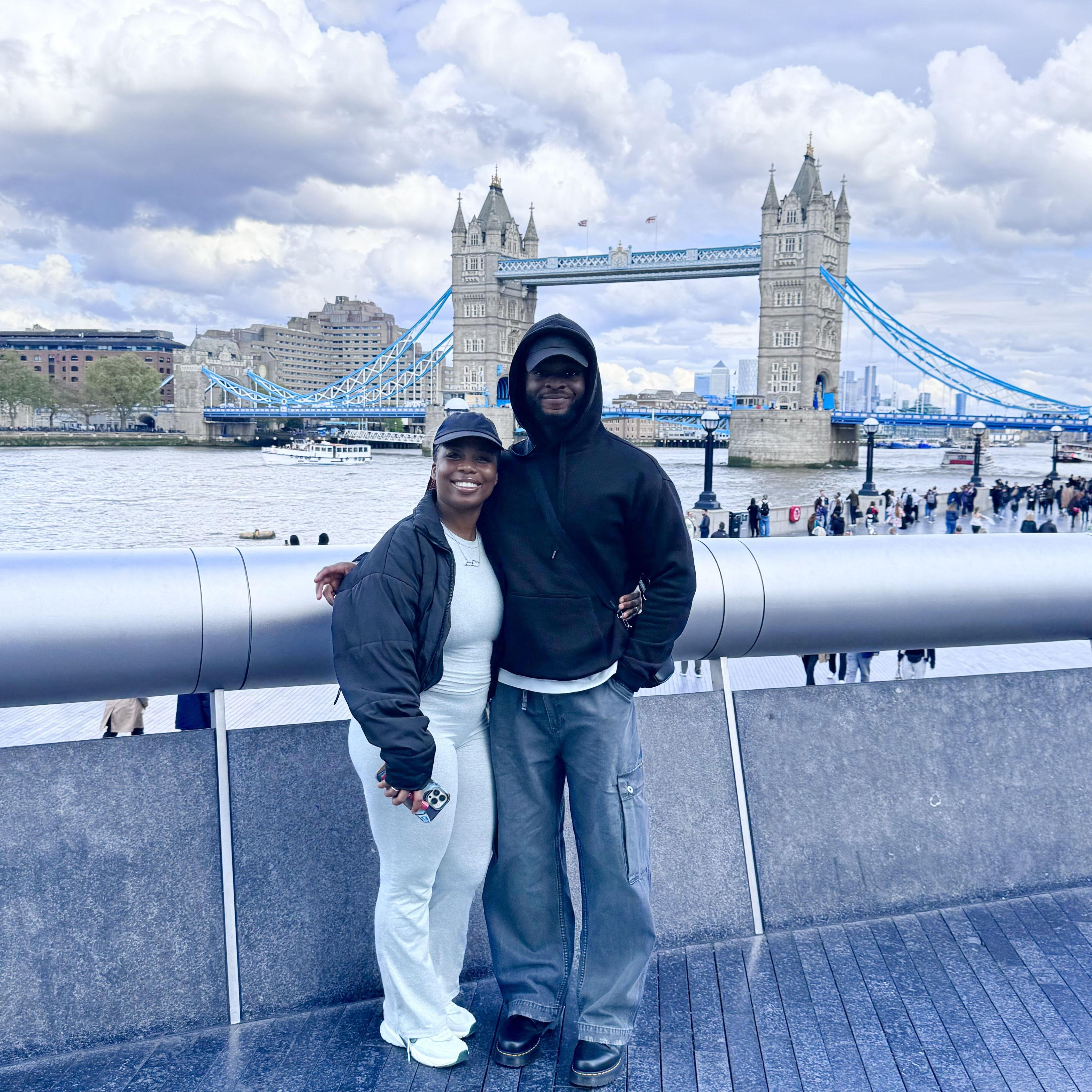 Showing Joshua around London