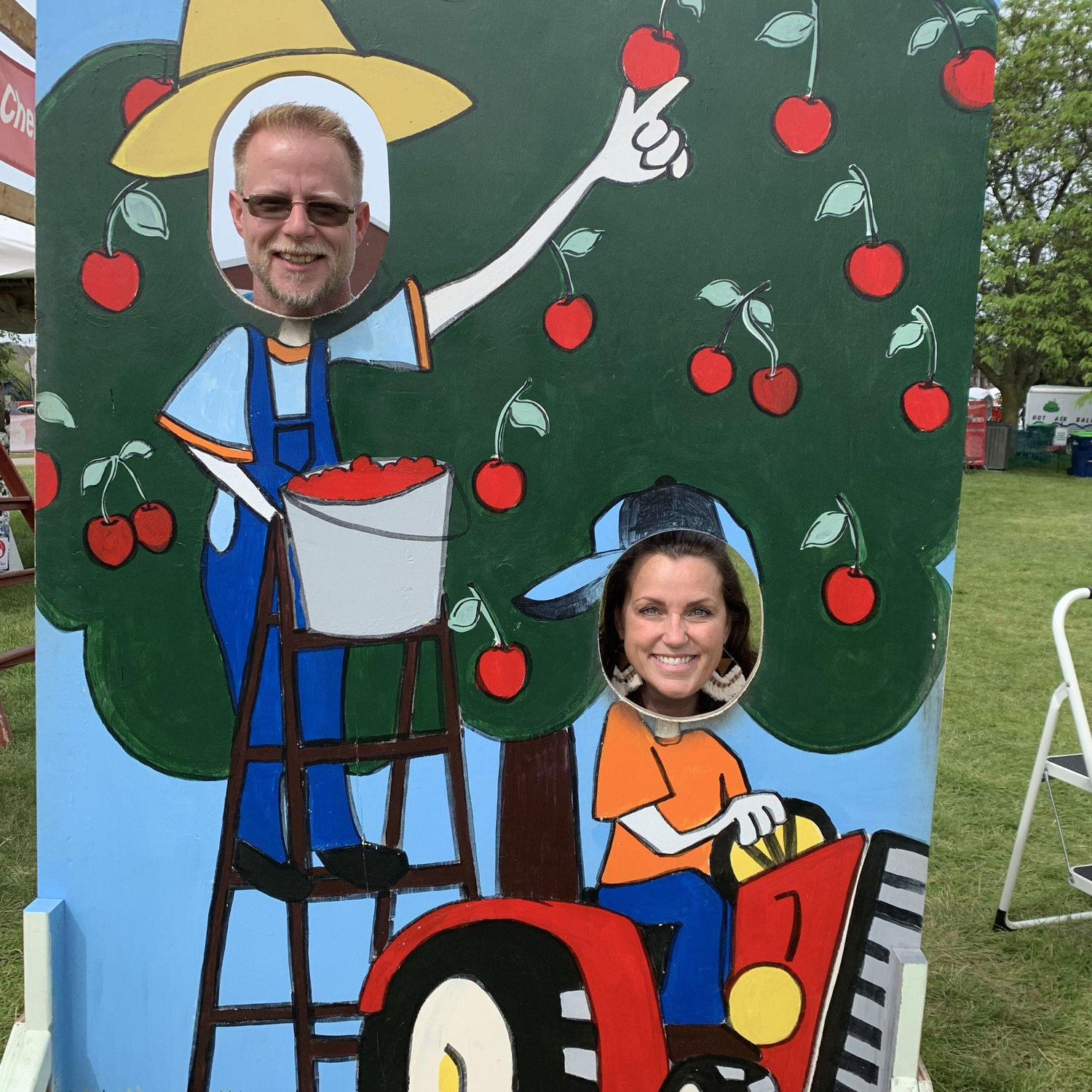 Cherry picking in Michigan!