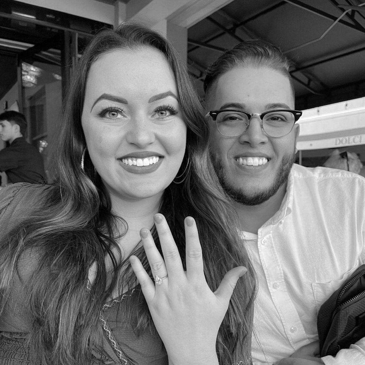 Dinner with our immediate families after the proposal