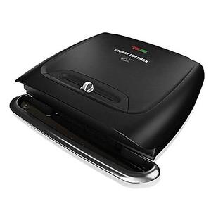 George Foreman® 8-Serving Classic Plate Grill in Black