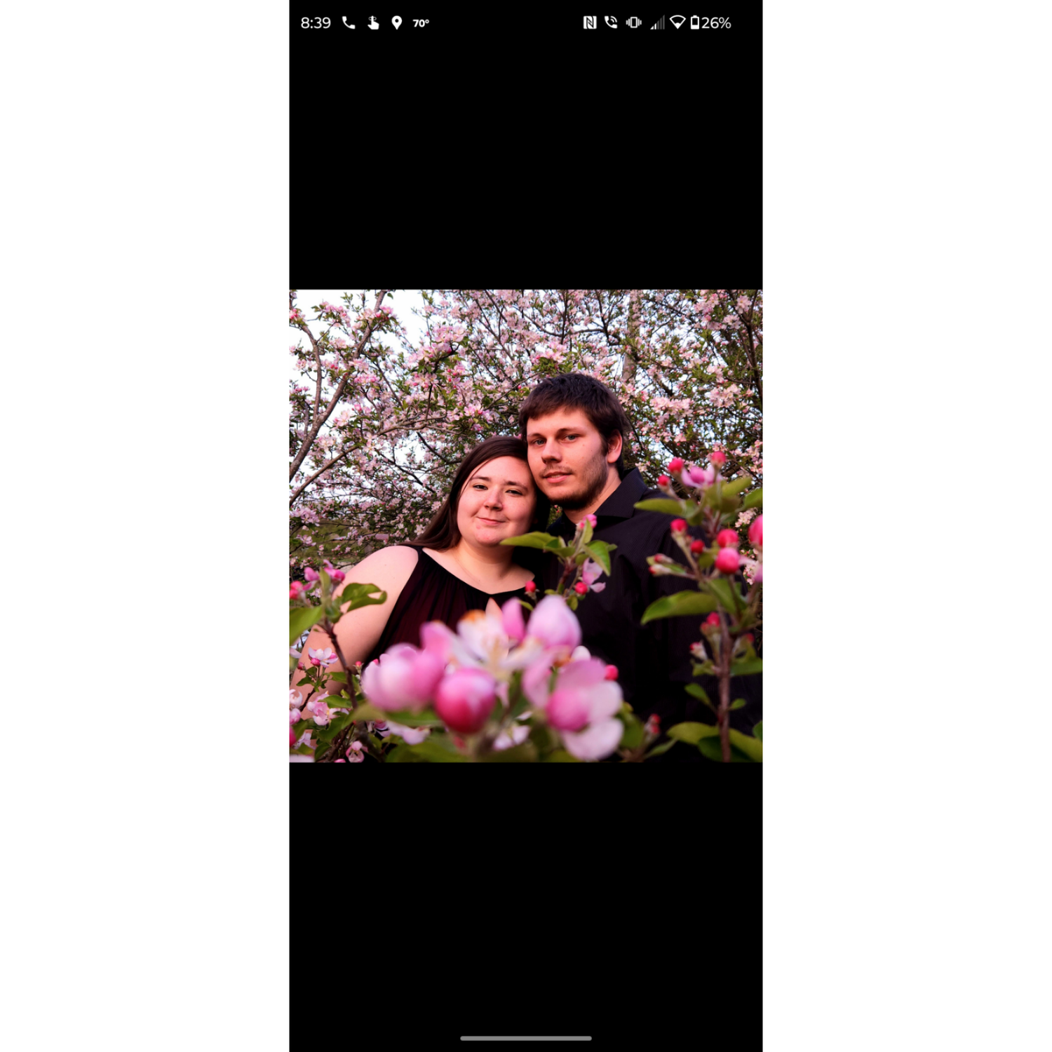 Spring engagement photos