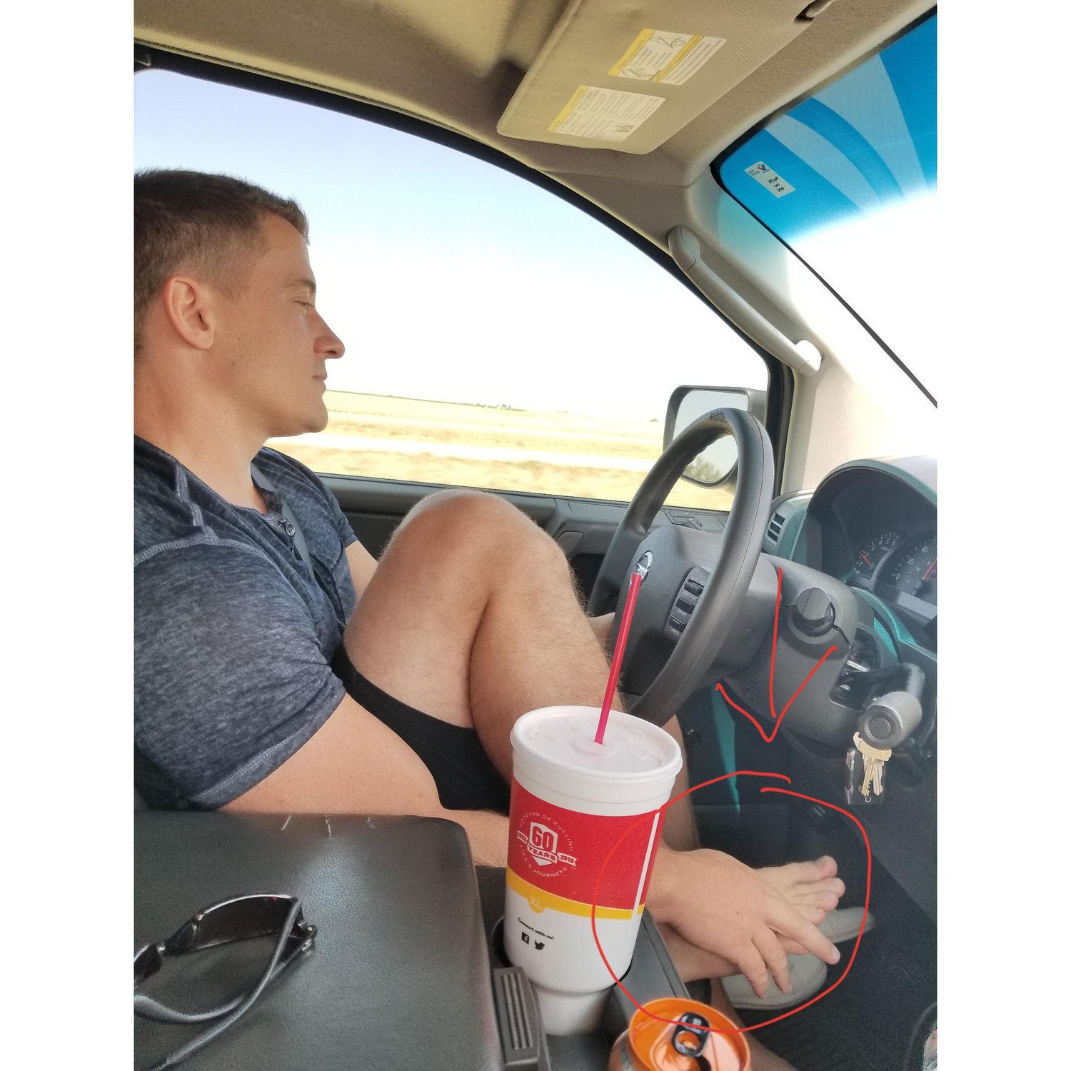 Look mom, no hands!...or feet?!