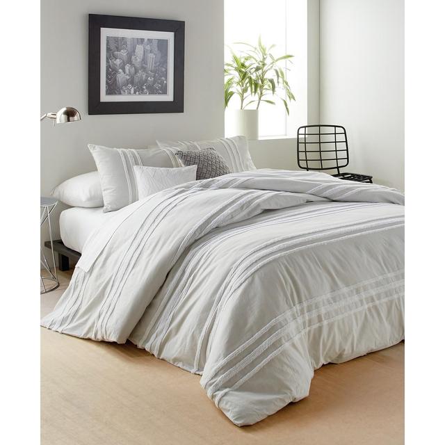 DKNY Chenille Stripe King Comforter Set