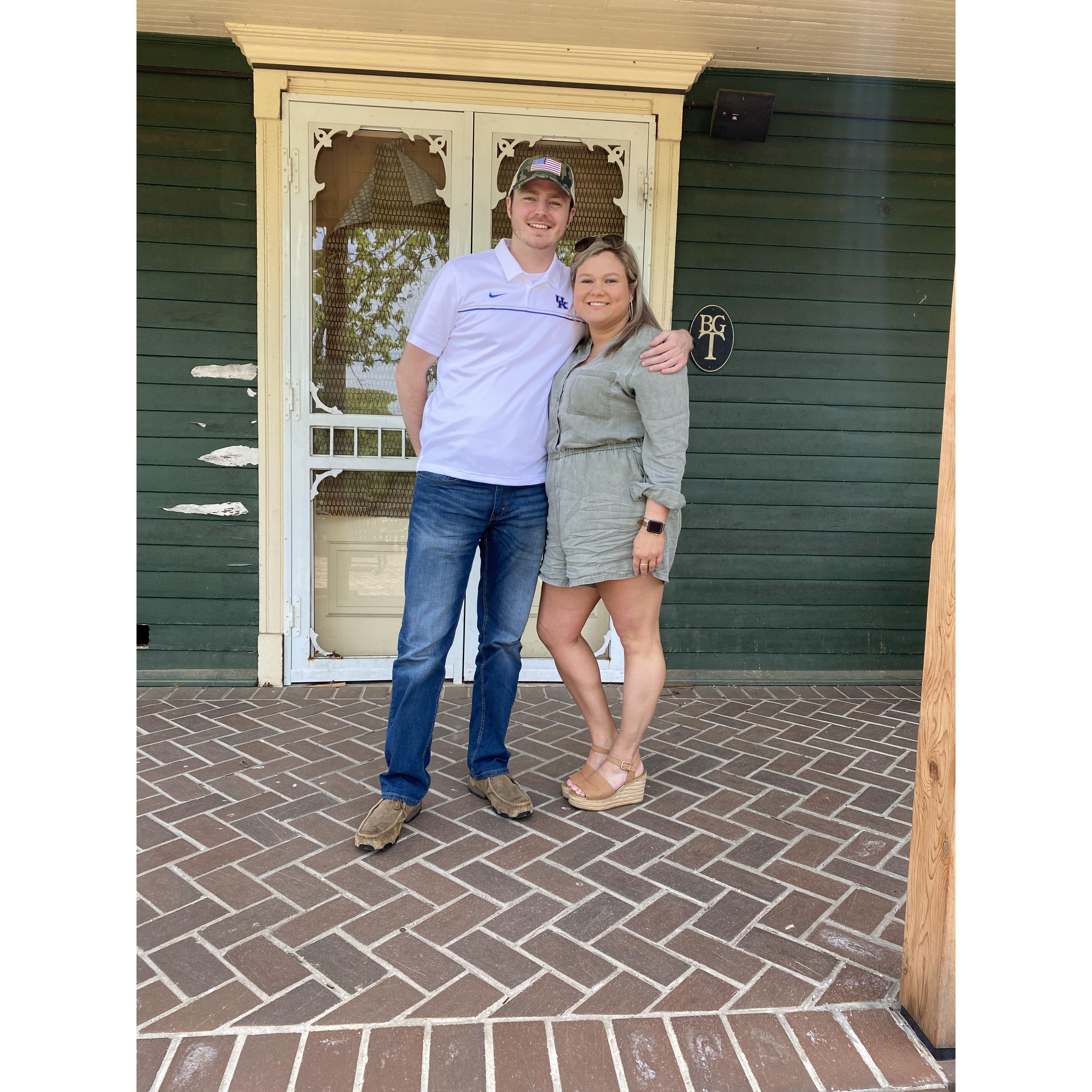 Our first outing as a couple.