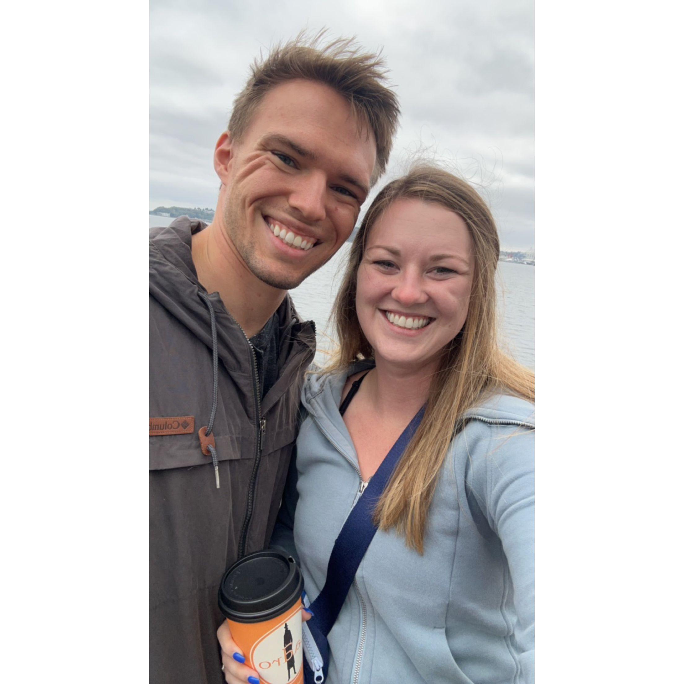 Paul had to leave MT for the last 2 years of school... This was the first of many fun weekends in Seattle!