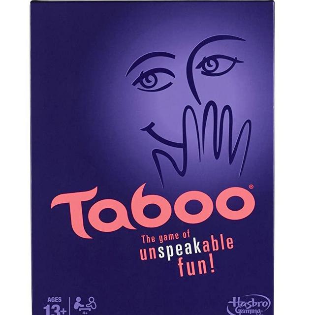 Taboo Board Game, Guessing Game for Families and Kids Ages 13 and Up, 4 or More Players
