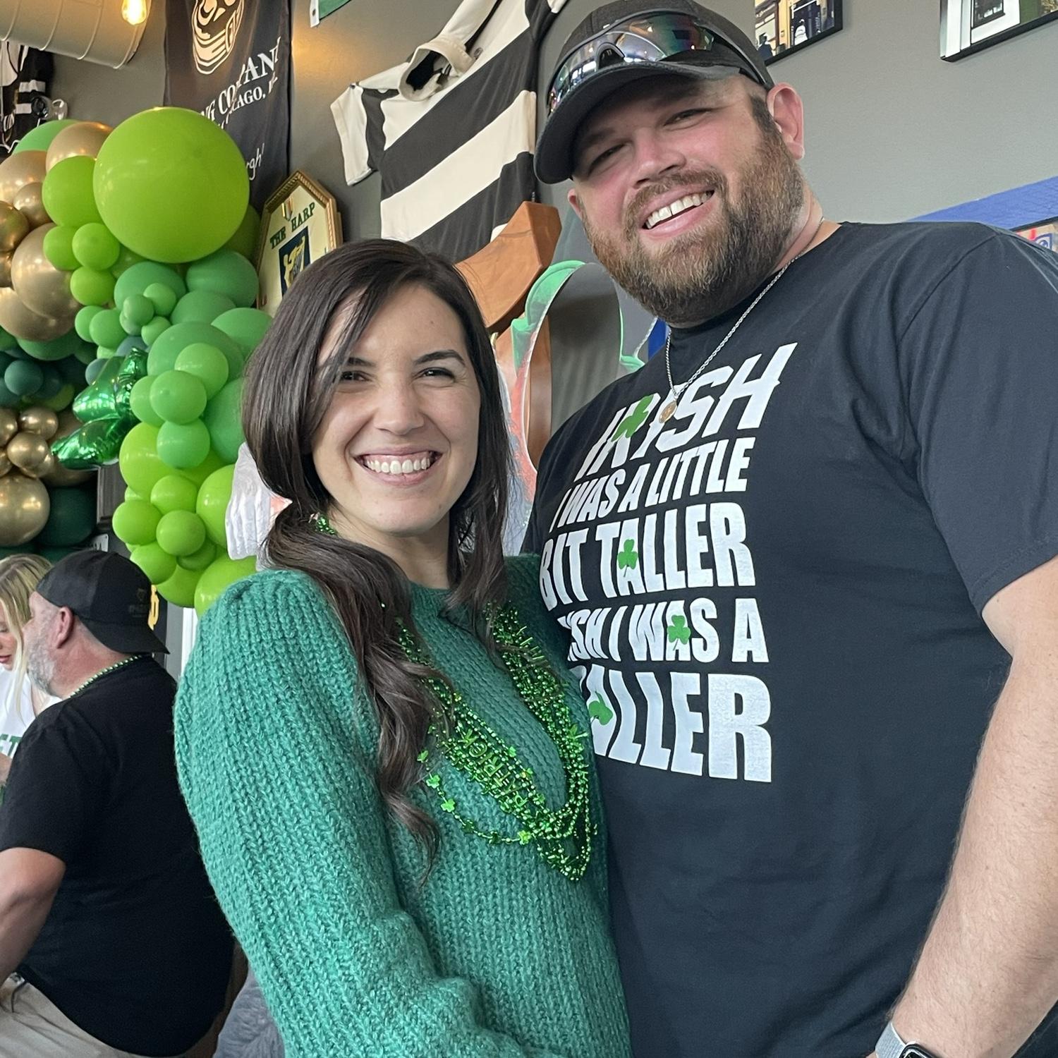 I love St Patrick’s Day, and he supports that 😂❤️