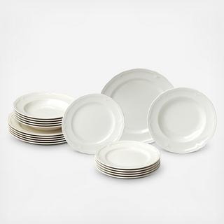 Manoir 18-Piece Dinnerware Set, Service for 6