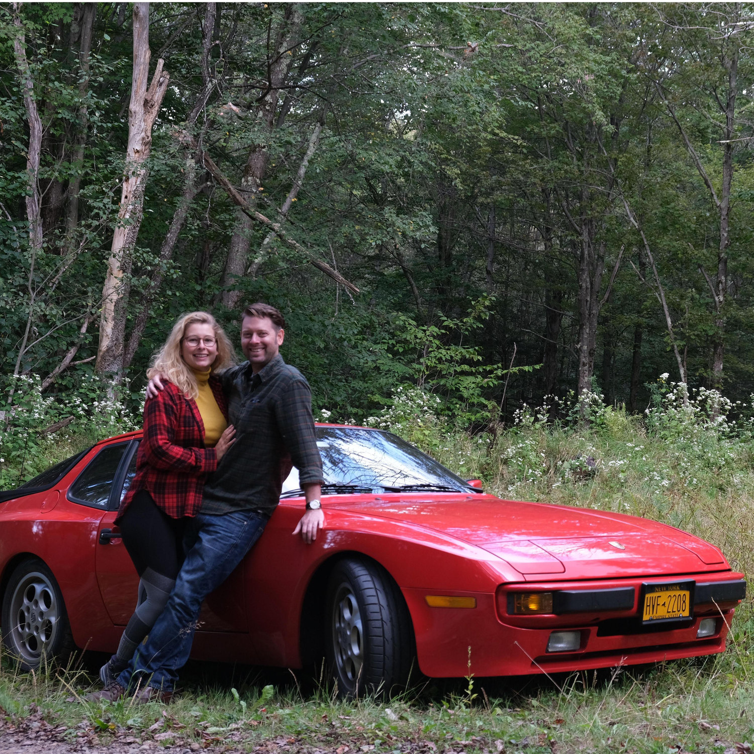 Us with Car in fall 2019