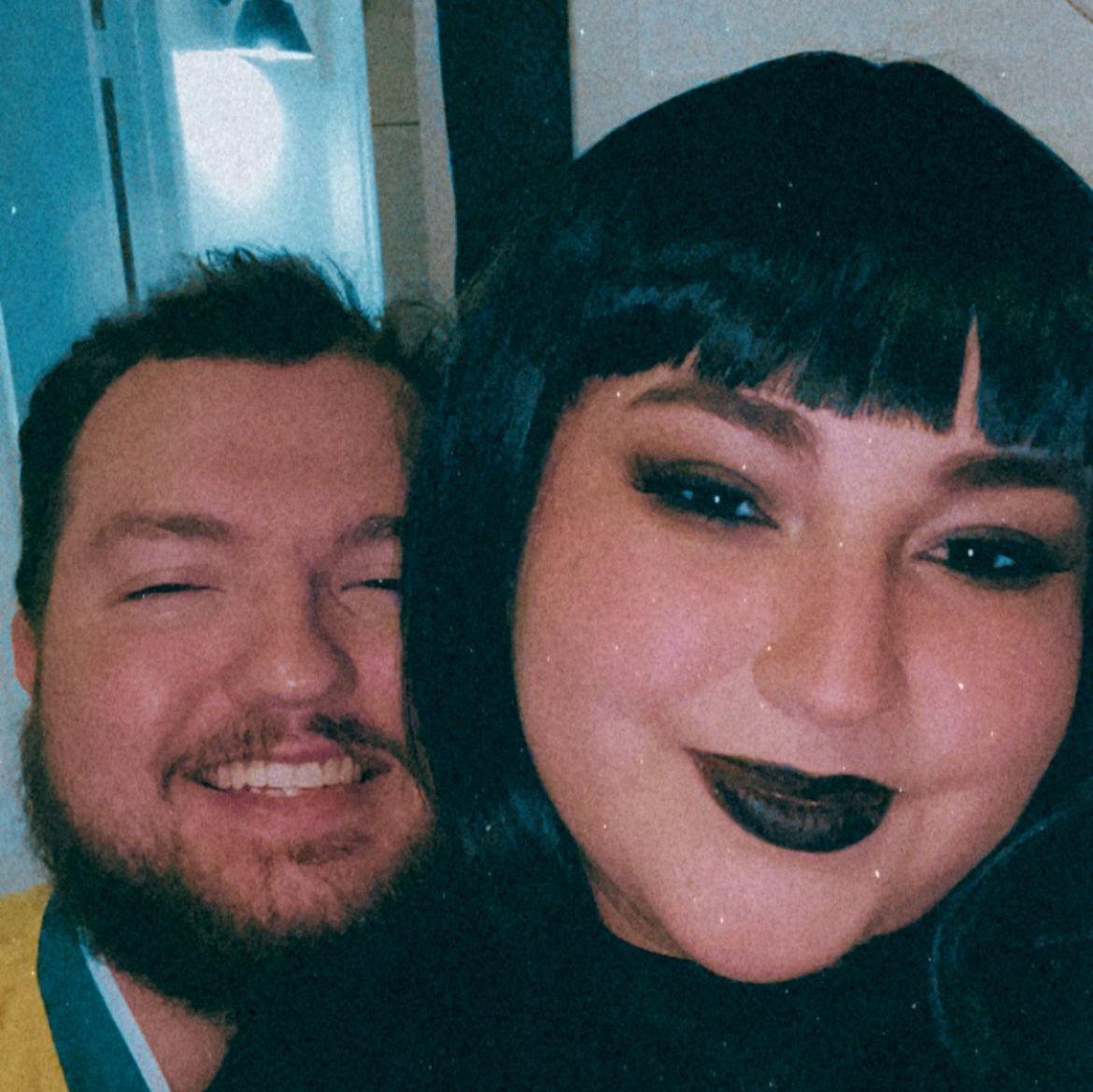 Our first couple's costume! Johnny & Mavis from Hotel Transylvania