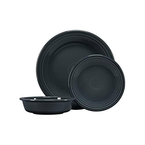Fiesta 3-pc. Classic Dinnerware Set Slate