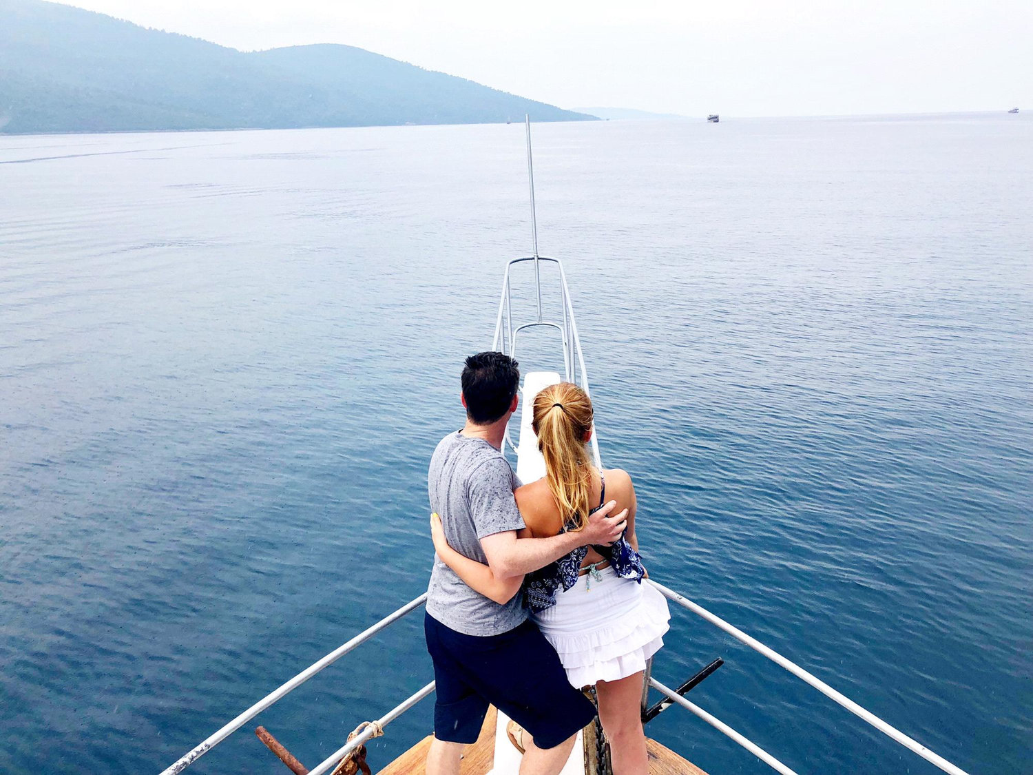 Cruising along the Aegean Sea