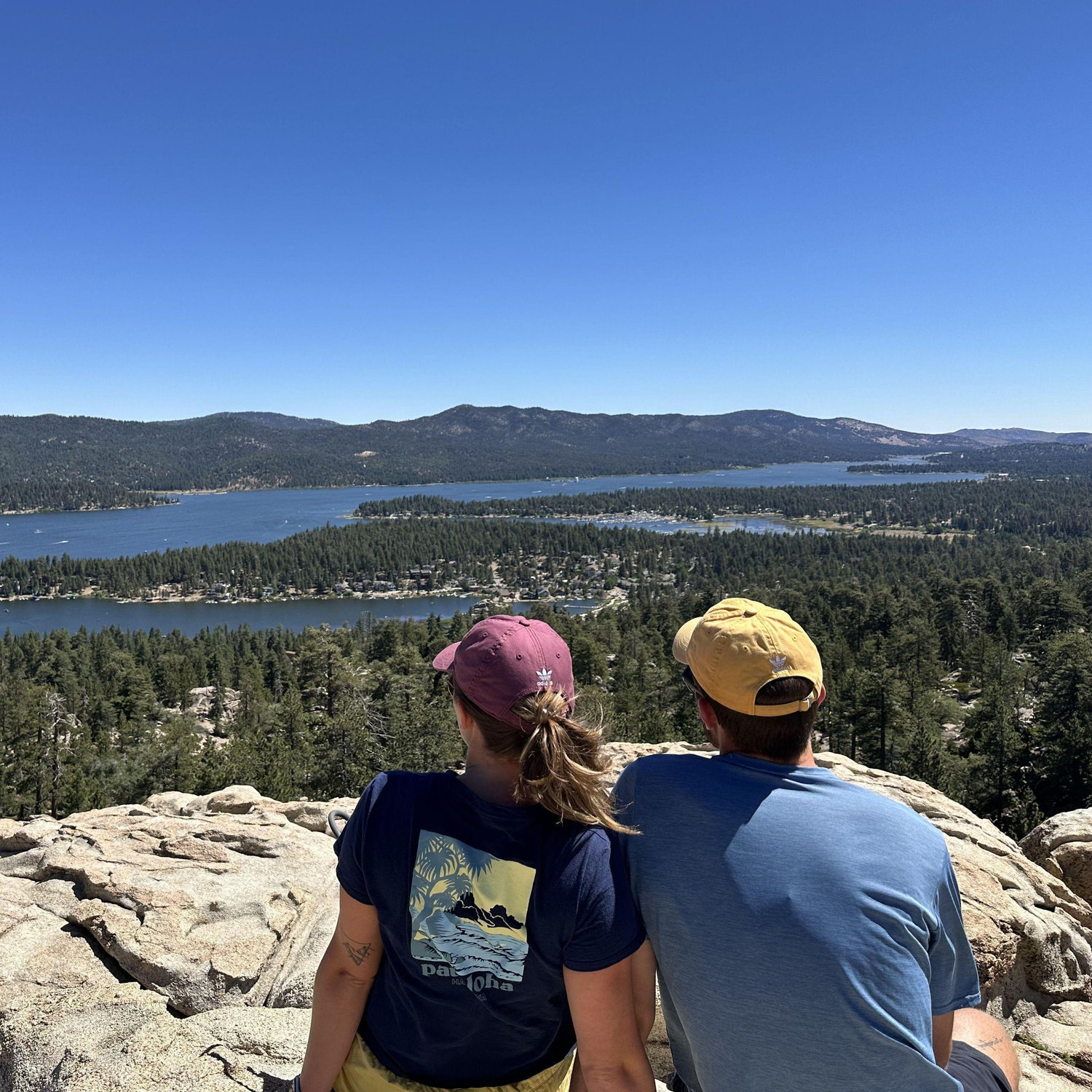 Visit to Big Bear lake together while in California