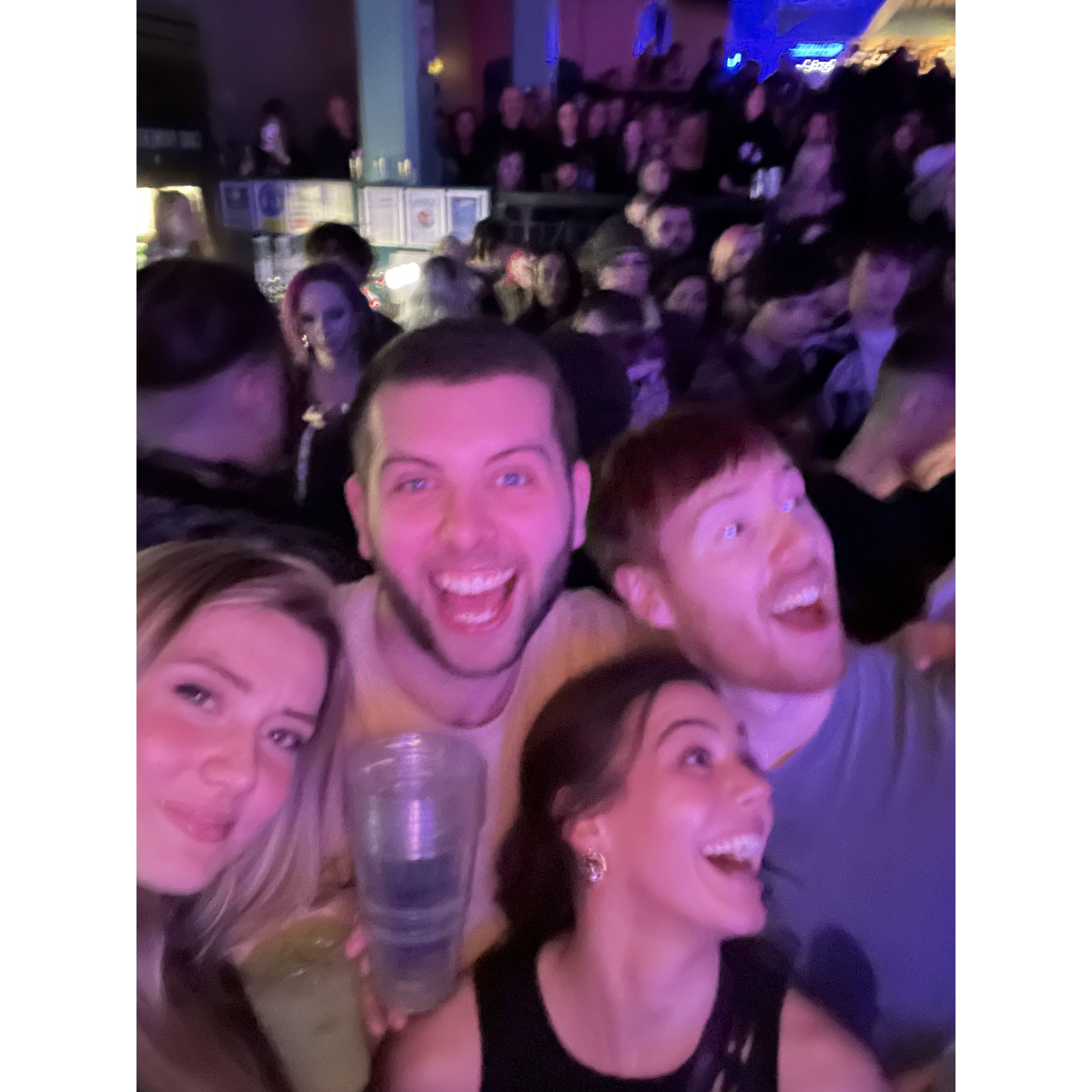 concert fun with friends