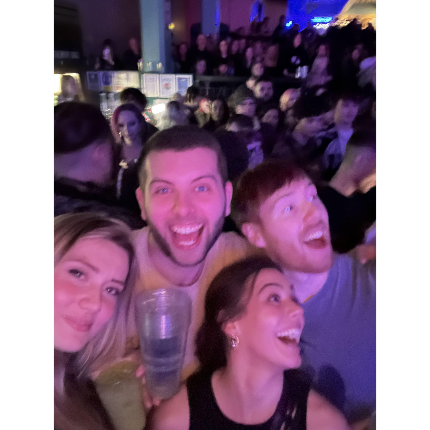 concert fun with friends